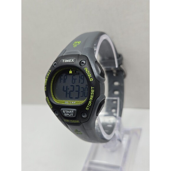 Timex Ironman Classic 30 Womens 34mm Gray Green Digital Sports Watch New Battery main image 13